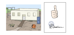 Baustelle und Zusage