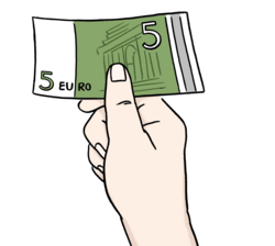 Geld zum bezahlen