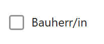 Auswahl Rolle Bauherr