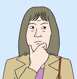 Nachdenkliche Frau